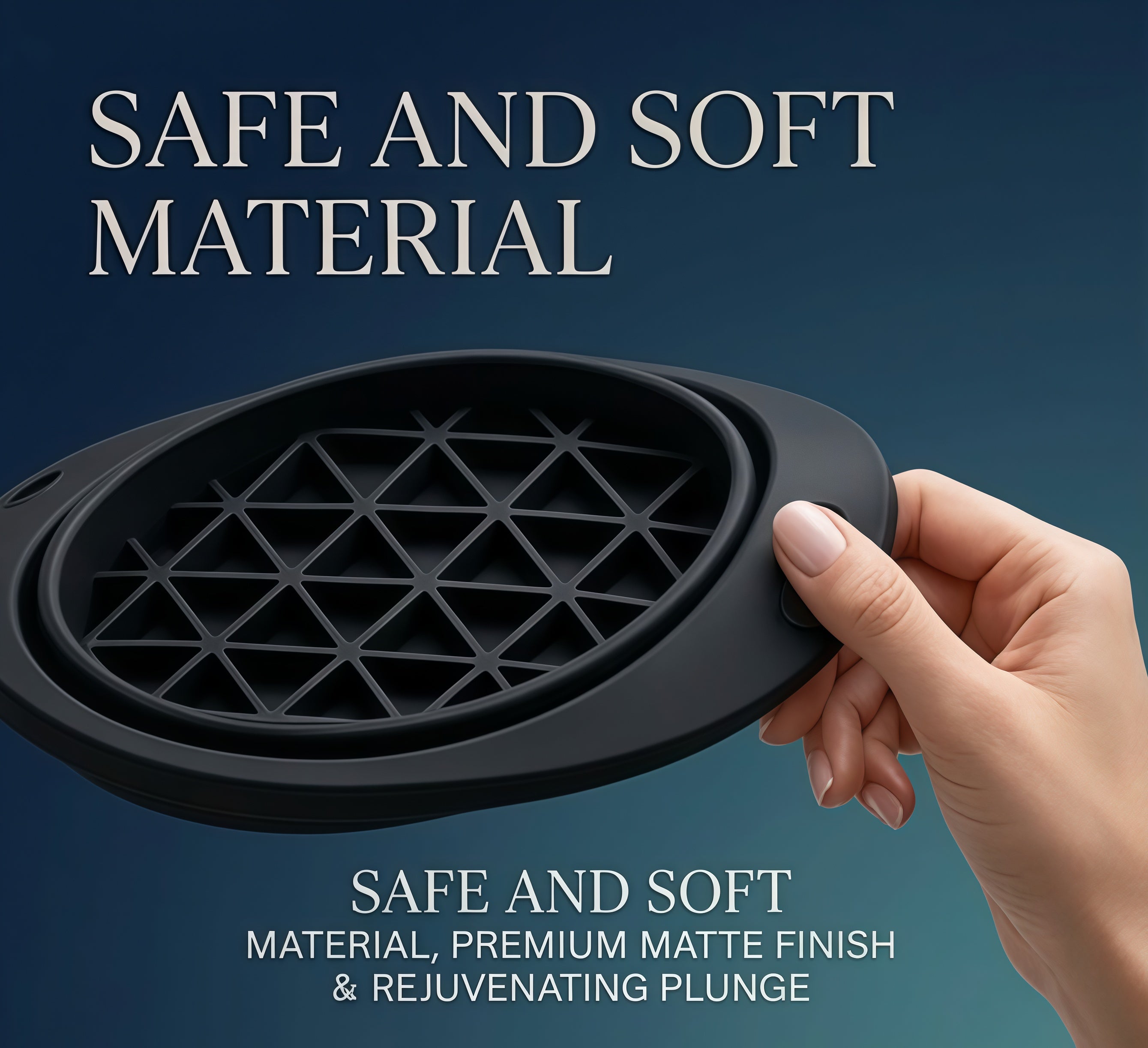 Face Ice Bath Bowl - Foldable Face Tub with Built-In Ice Tray